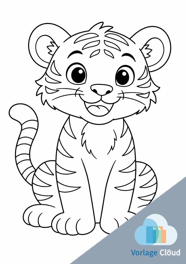 Tiger Zum Ausmalen