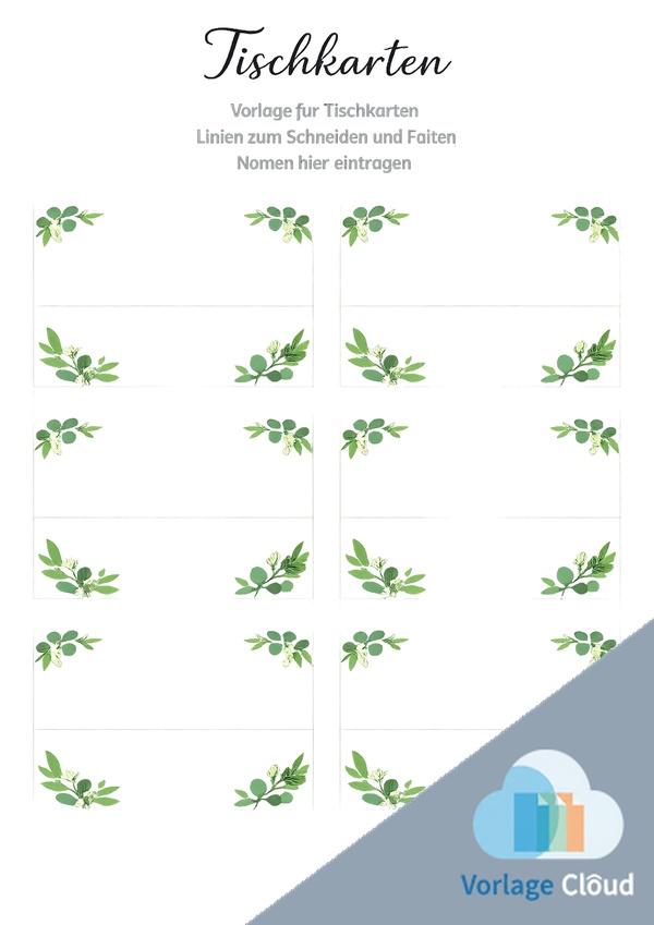 tischkarten hochzeit
