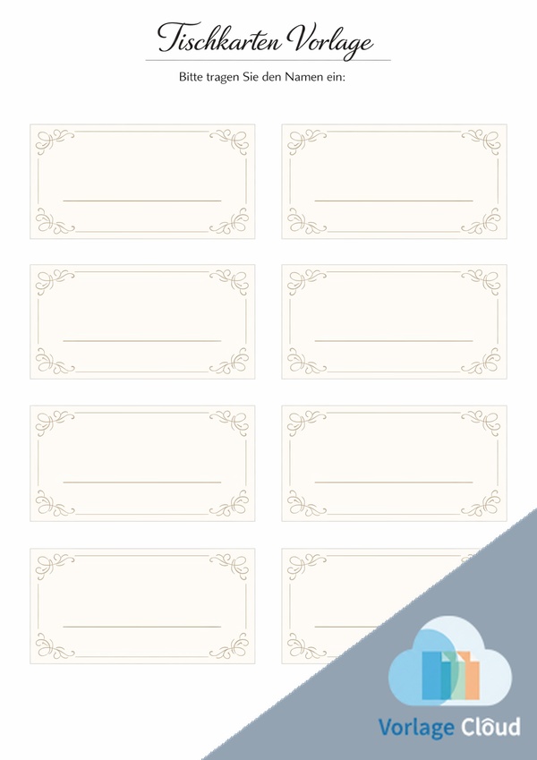 tischkarten selber machen