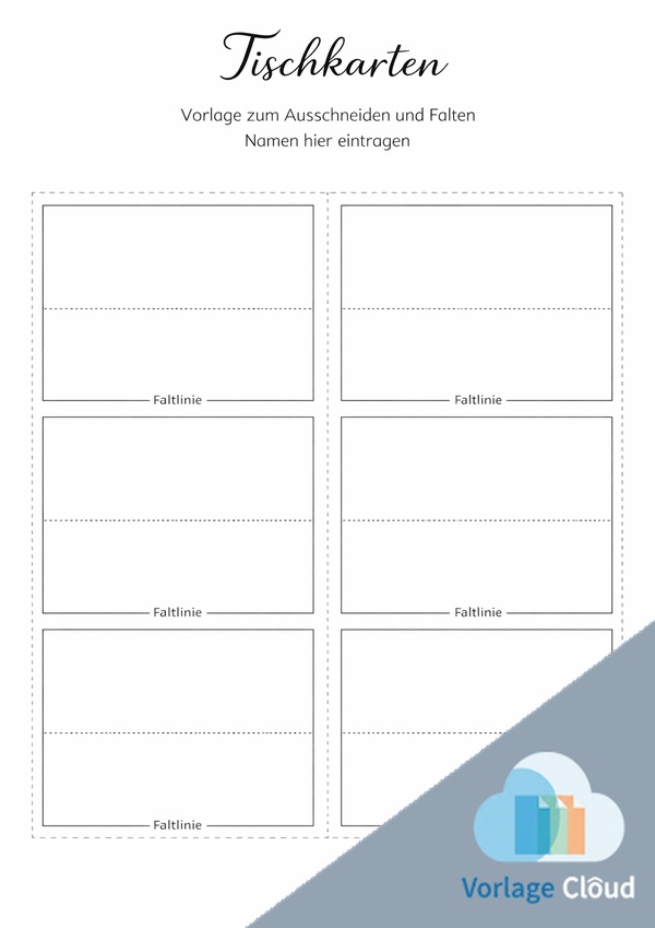 tischkarten selbst gestalten