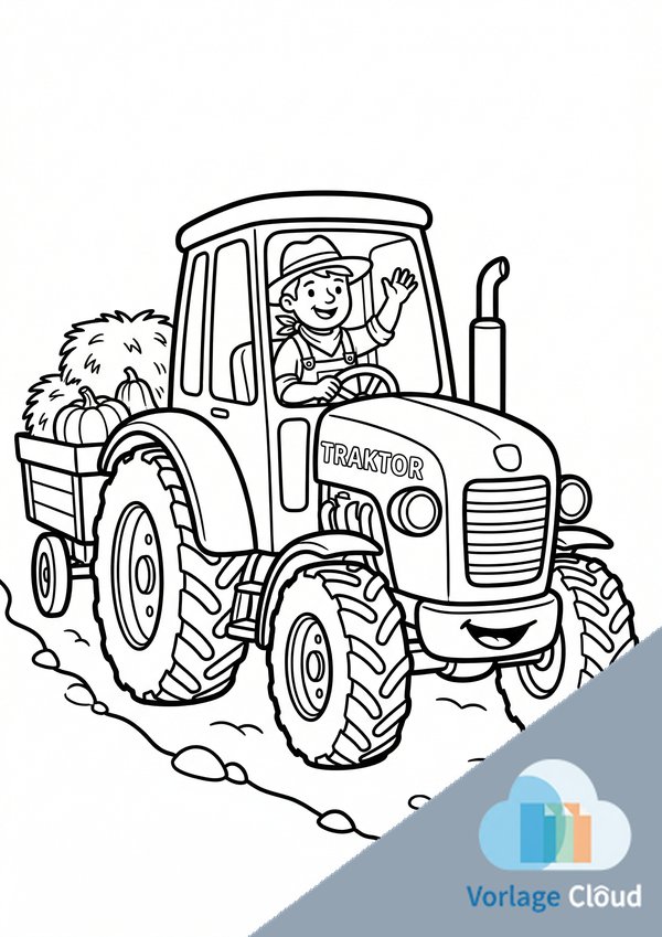 traktor ausmalbilder zum ausdrucken