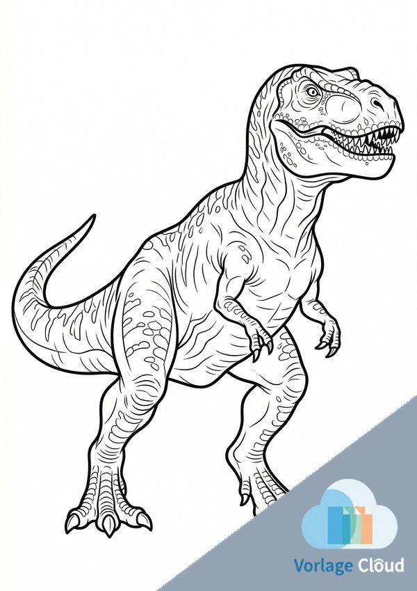 tyrannosaurus ausmalbilder zum ausmalen