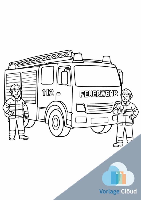 ausmalbilder feuerwehr pdf