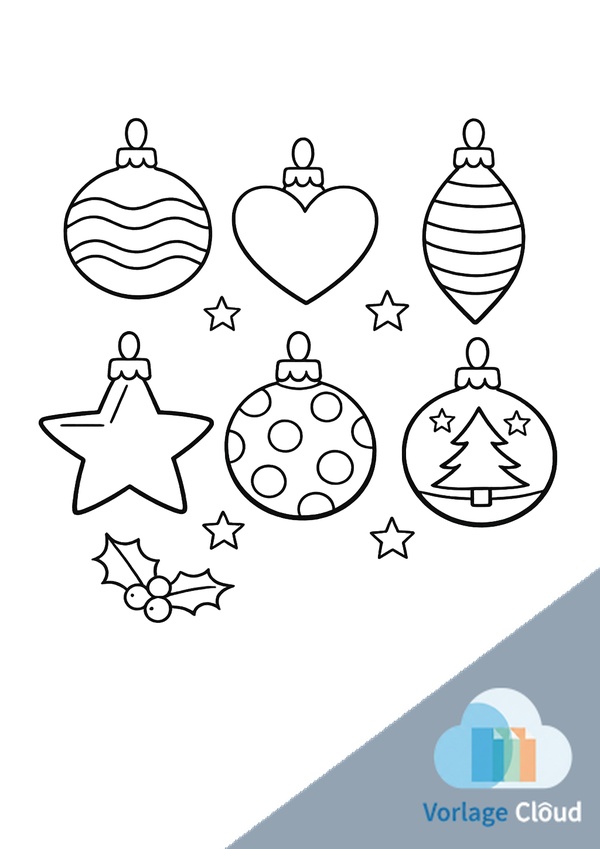 christbaumkugeln zum ausmalen