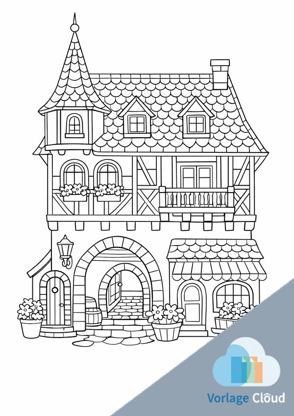 haus schablonen zum ausdrucken