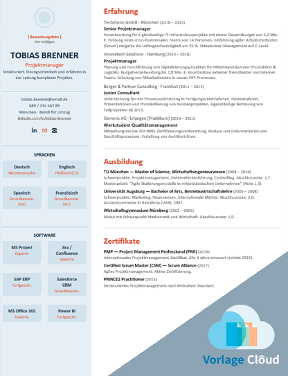 lebenslauf bei arbeitslosigkeit vorlage