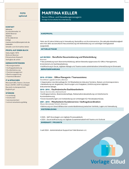 lebenslauf für arbeitslos