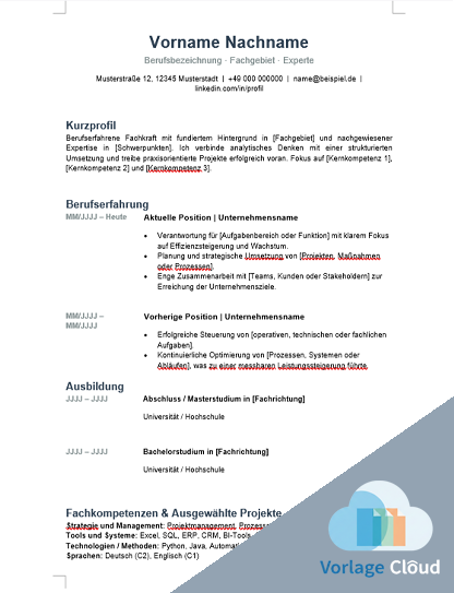 lebenslauf für schüler vorlage word