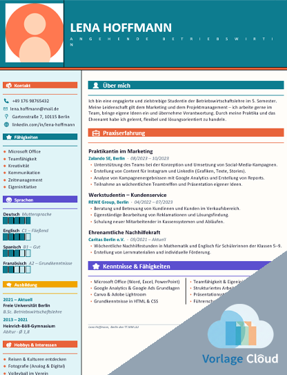 lebenslauf von schülern