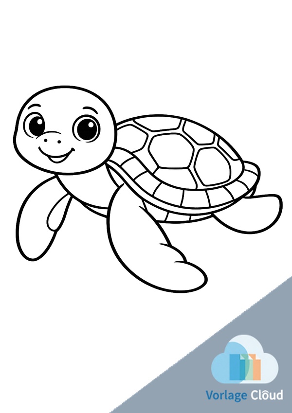 Malvorlage Schildkröte