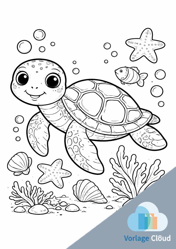 schildkröte vorlage zum ausdrucken
