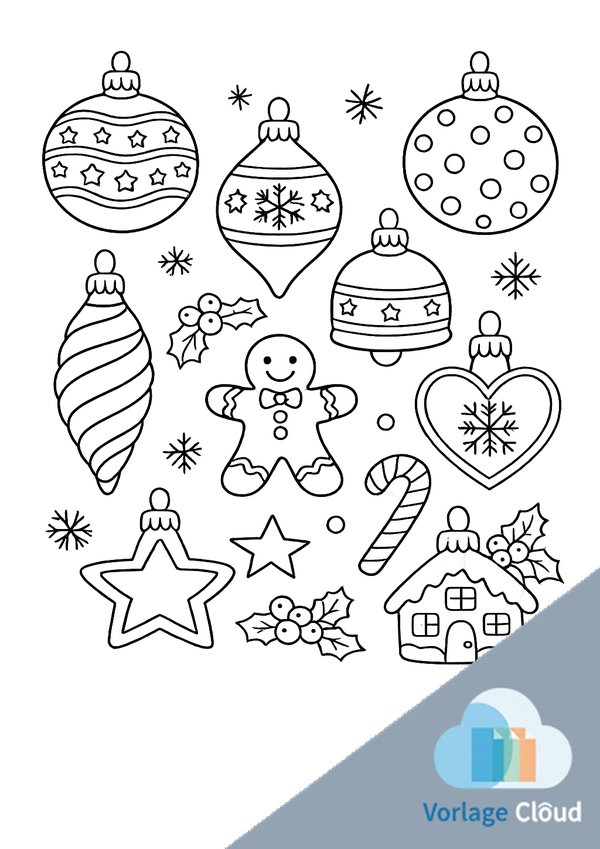 weihnachtskugeln zum bemalen