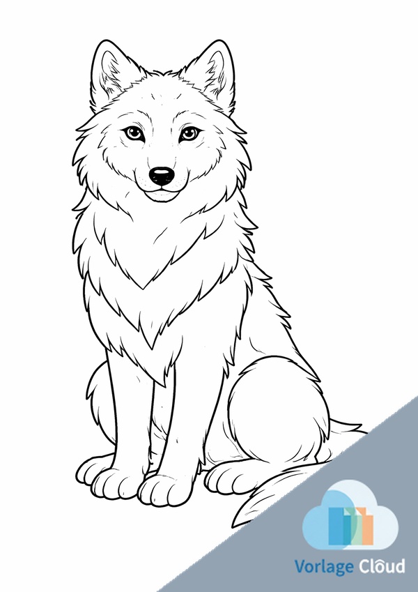 wolf bild zum ausdrucken