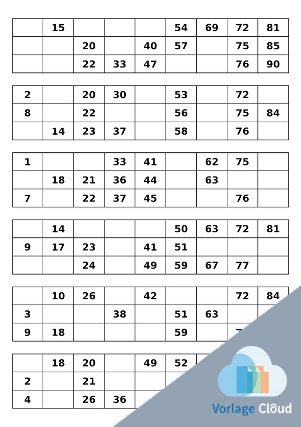bingo karten bis 90 zum ausdrucken pdf