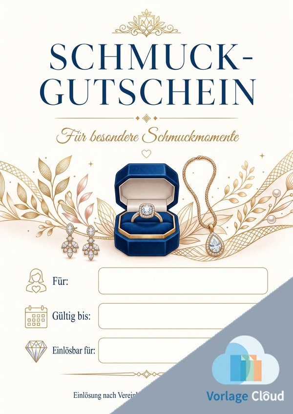 schmuck gutschein zum downloaden