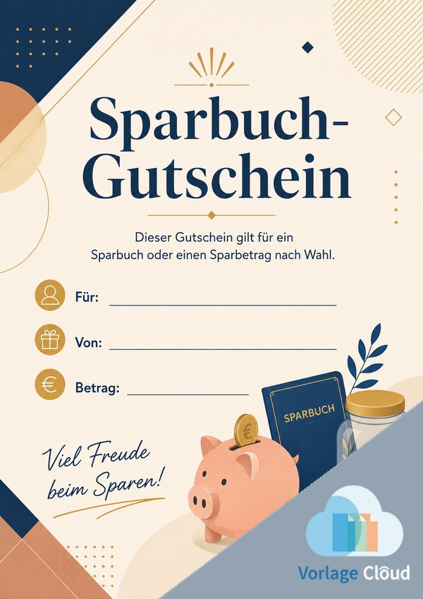sparbuch gutschein zum ausdrucken