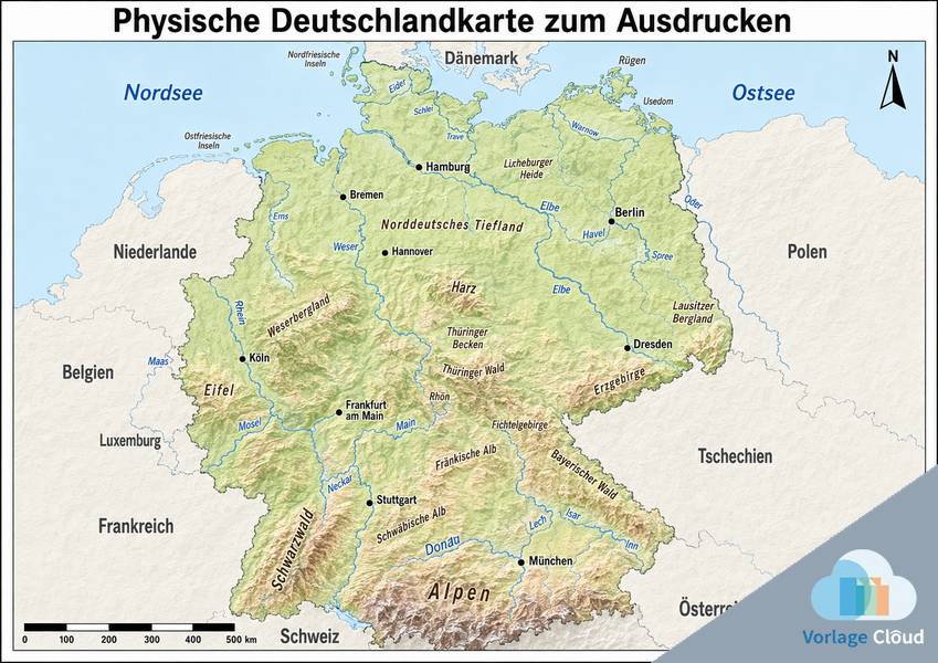 Deutschlandkarte Wm
