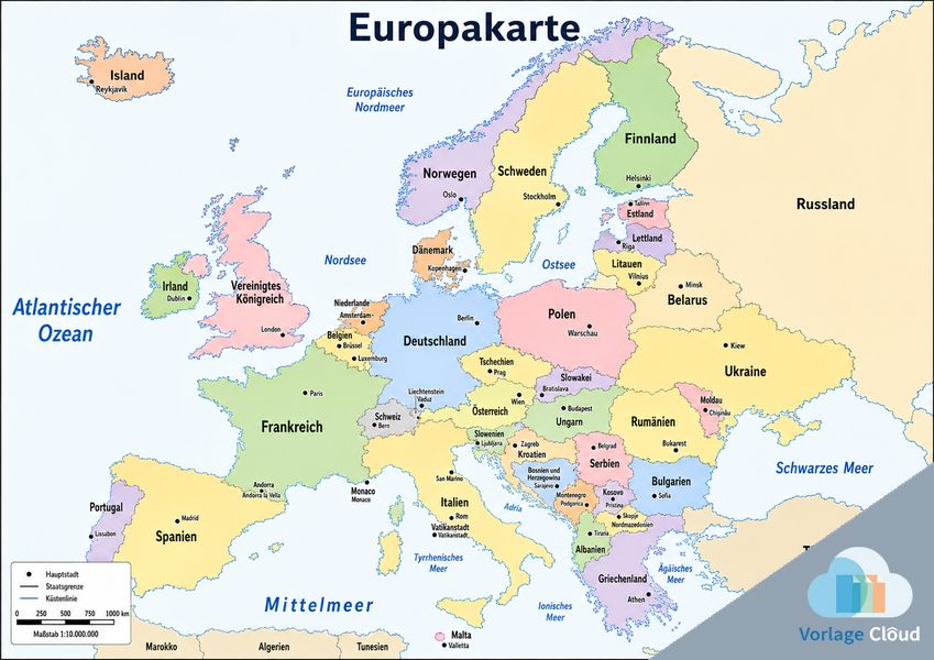Europakarte Zum Ausdrucken Pdf Wm