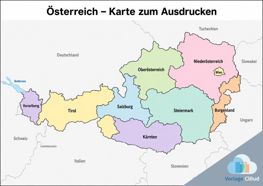 Karte österreich
