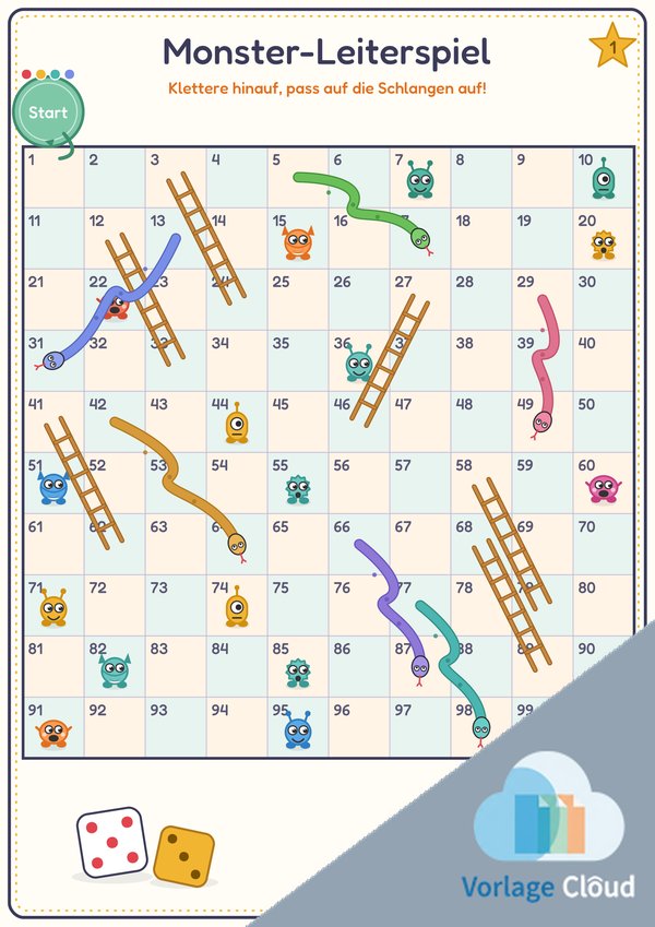 leiterspiel ausdrucken