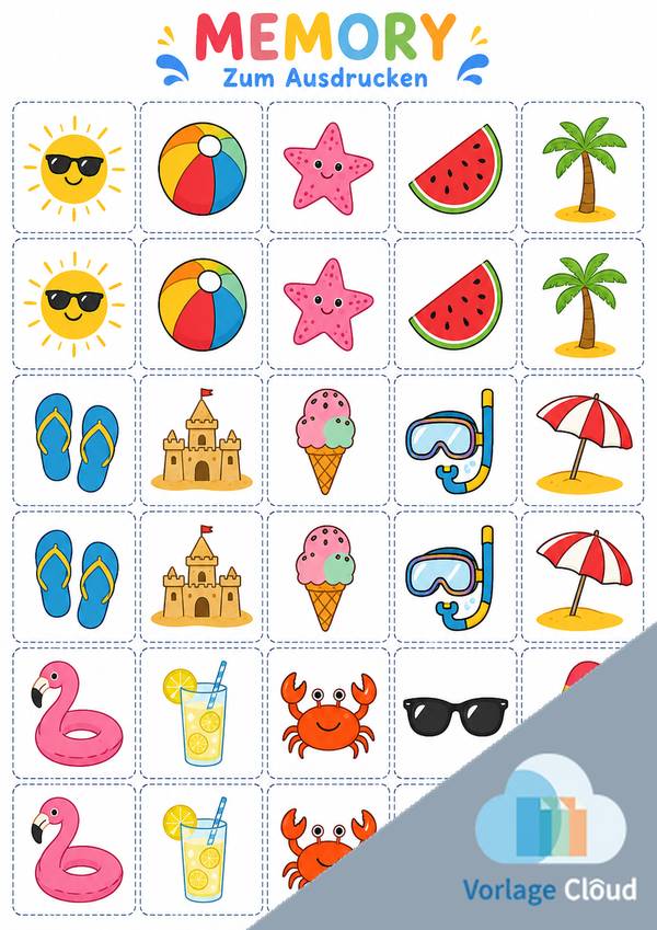 memory kindergarten zum ausdrucken