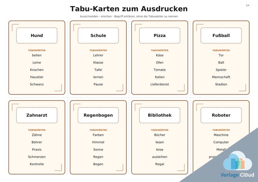 tabu karten spiel zum ausdrucken