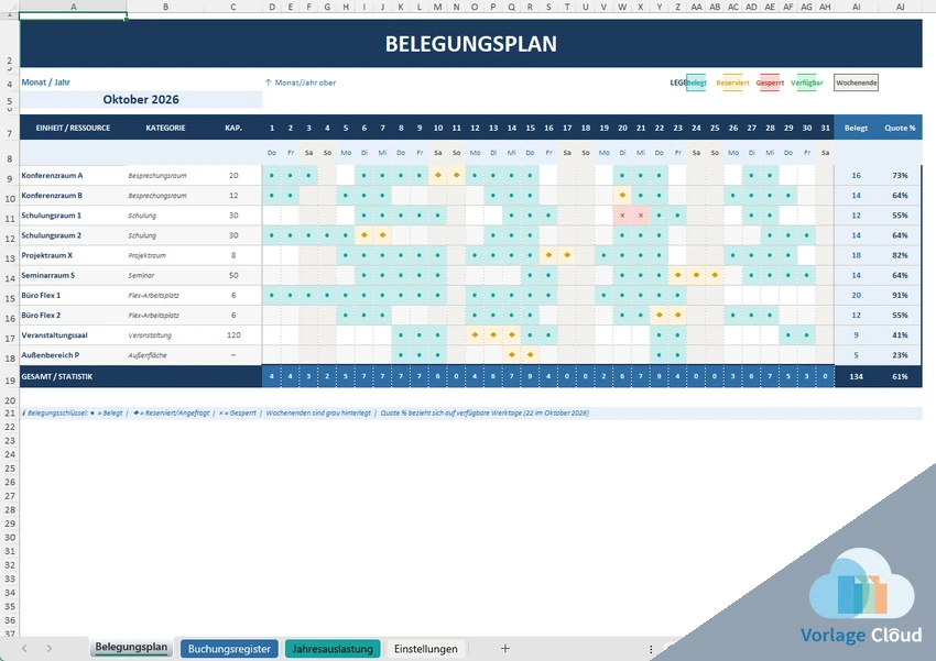 Raumbelegungsplan